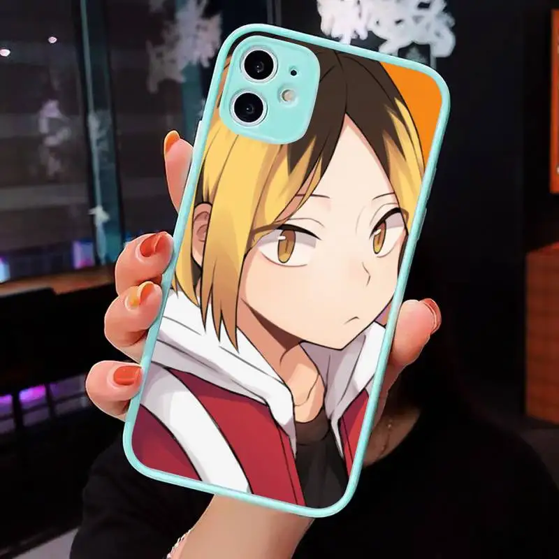 Kenma Kozume of Haikyuu Anime Phone Case For iPhone 12 11 Mini Pro XR XS Max 7 8 Plus X Matte transparent blue Back Cover
Kenma Kozume of Haikyuu Anime Phone Case For iPhone 12 11 Mini Pro XR XS Max 7 8 Plus X Matte transparent blue Back Cover