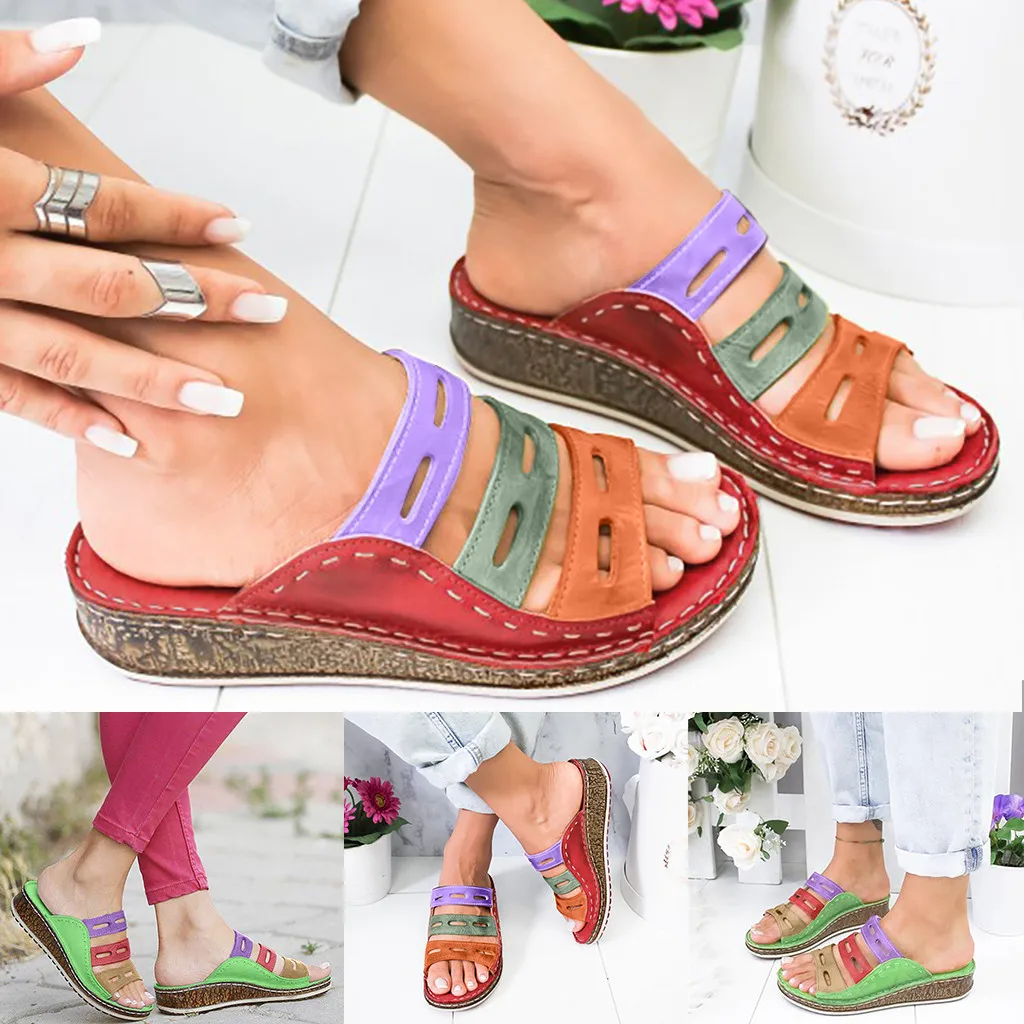 SAGACE Ladies Slippers Women 2019 Fashion Mixed Color Slip On Wedges Sandals Casual Home Bathroom Shower Slippers Women Shoes
SAGACE Ladies Slippers Women 2019 Fashion Mixed Color Slip On Wedges Sandals Casual Home Bathroom Shower Slippers Women Shoes