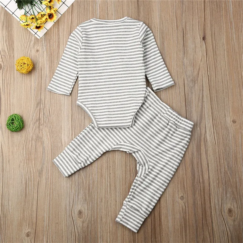 Newborn Baby Girl Boy Knitted Stripe Clothing Set Long Sleeve Romper Top Pants Leggings Outfits Clothes Cotton
Newborn Baby Girl Boy Knitted Stripe Clothing Set Long Sleeve Romper Top Pants Leggings Outfits Clothes Cotton