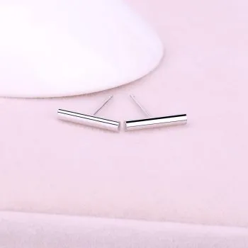 S925 Silver Stud Female One-word Stud Fashion Personality Simple Long Earrings Simple Stud FSE018HPY
S925 Silver Stud Female One-word Stud Fashion Personality Simple Long Earrings Simple Stud FSE018HPY