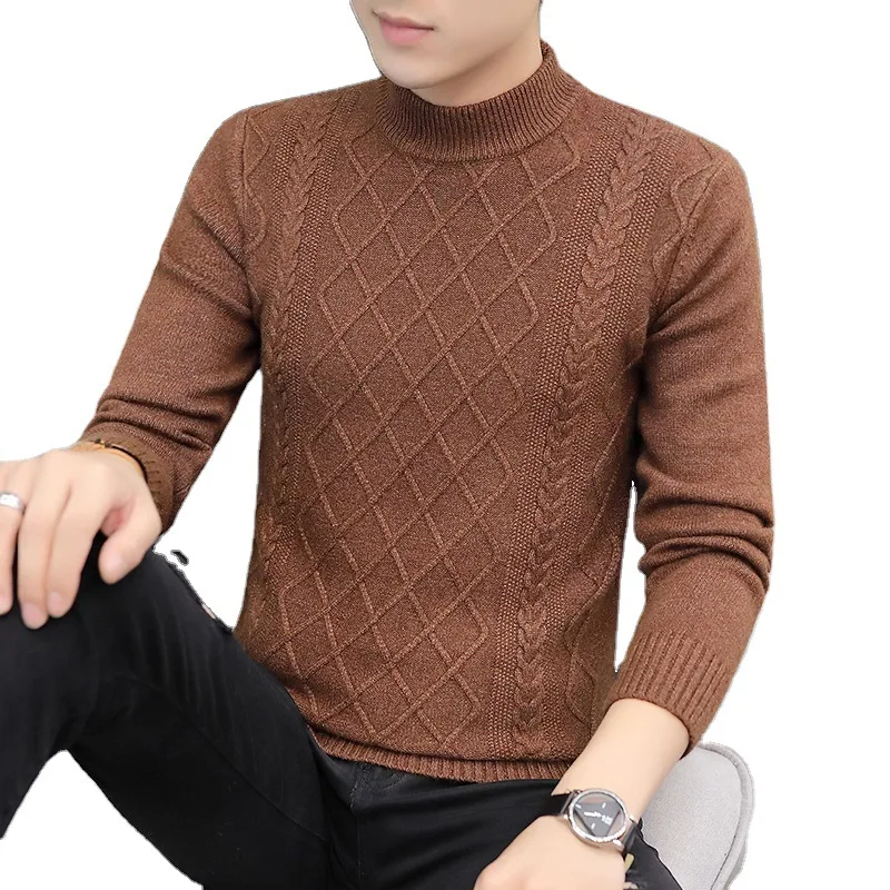 New Korean Style Men Turtleneck Sweaters Fashion Slim Fit Pullover Mens Casual Knitwear Pullovers Male Turtleneck Sweaters Solid
New Korean Style Men Turtleneck Sweaters Fashion Slim Fit Pullover Mens Casual Knitwear Pullovers Male Turtleneck Sweaters Solid