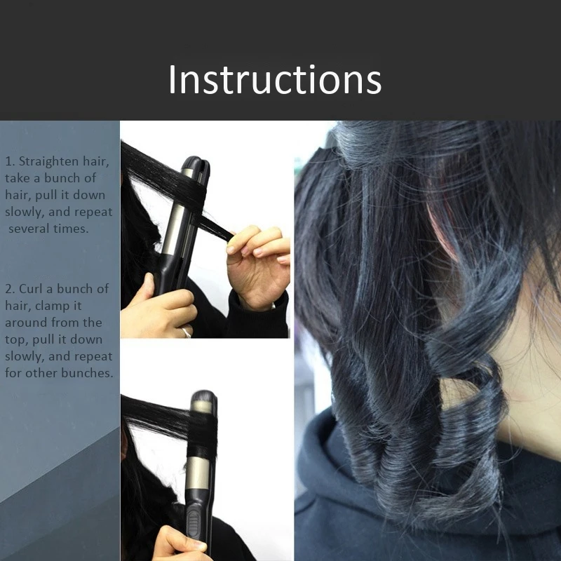Professional Flat Iron Straightening Iron Hair Straightener Ceramic Coating Plate Straightening Salon Tool
Professional Flat Iron Straightening Iron Hair Straightener Ceramic Coating Plate Straightening Salon Tool