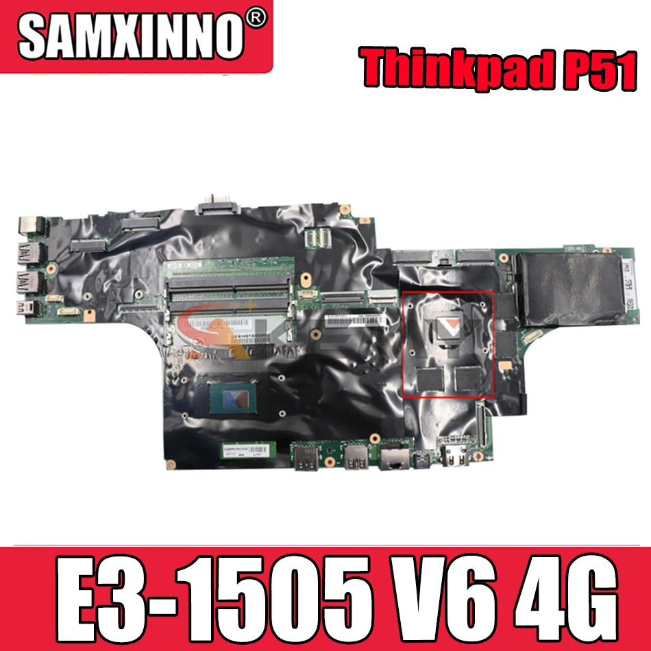 Akemy For Lenovo Thinkpad P51 Laptop Motherboard NM-A451 CPU E3-1505 V6 GPU 4GB Tested 100% Working FRU 01AV367
Akemy For Lenovo Thinkpad P51 Laptop Motherboard NM-A451 CPU E3-1505 V6 GPU 4GB Tested 100% Working FRU 01AV367