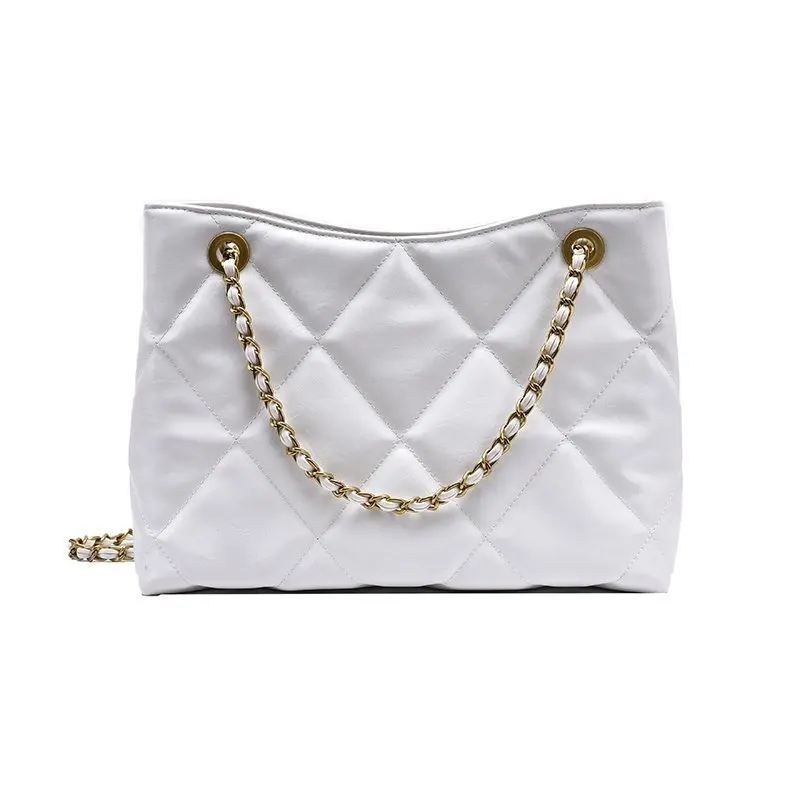 Large PU Leather Hand Bags For Women 2021 Elegant Shoulder Handbags Female Travel Totes Lady Chain Designer Branded Bag
Large PU Leather Hand Bags For Women 2021 Elegant Shoulder Handbags Female Travel Totes Lady Chain Designer Branded Bag