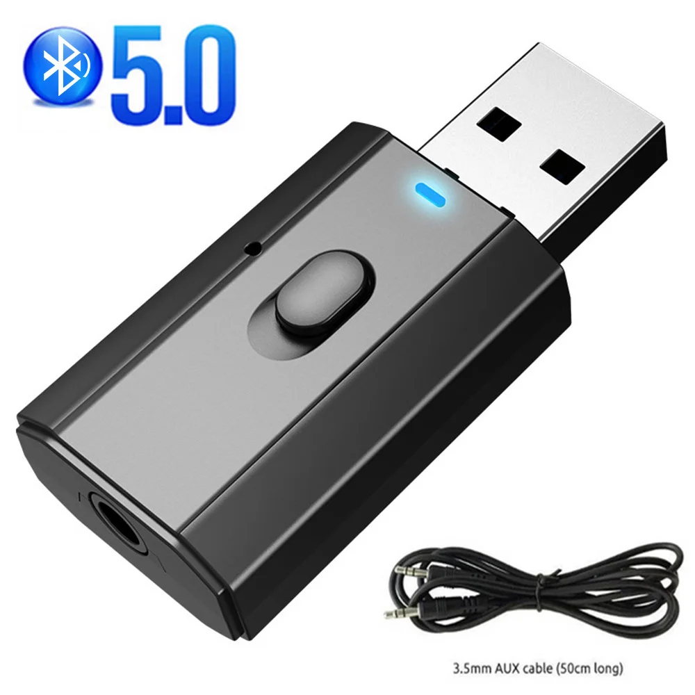 Adapter USB Wireless Transmitter Receiver Music Audio for PC TV Car Hands-free 3.5mm AUX Bluetooth-Compatible 5.0 Adaptador
Adapter USB Wireless Transmitter Receiver Music Audio for PC TV Car Hands-free 3.5mm AUX Bluetooth-Compatible 5.0 Adaptador