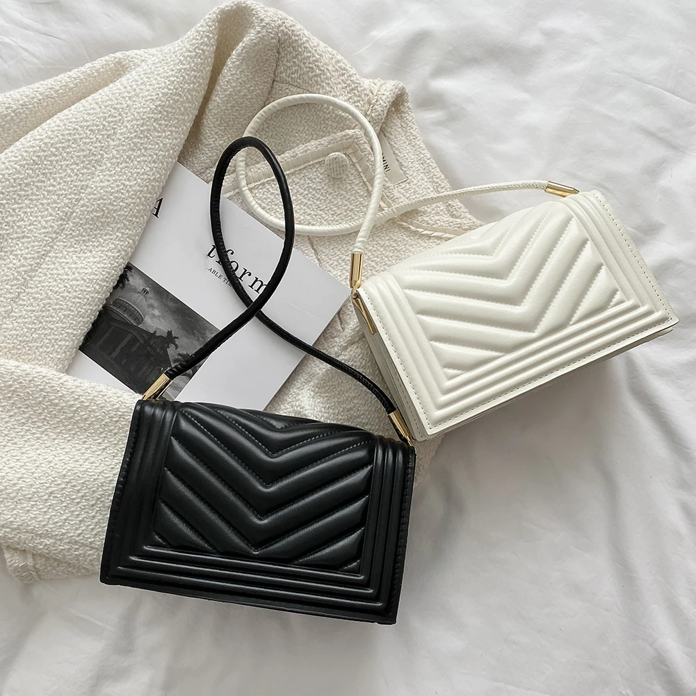 New Fashion Women Shoulder Underarm Bags Retro PU Leather Top Handle Handbags Ladies Casual Solid Color Small Shoulder Bags 
New Fashion Women Shoulder Underarm Bags Retro PU Leather Top Handle Handbags Ladies Casual Solid Color Small Shoulder Bags