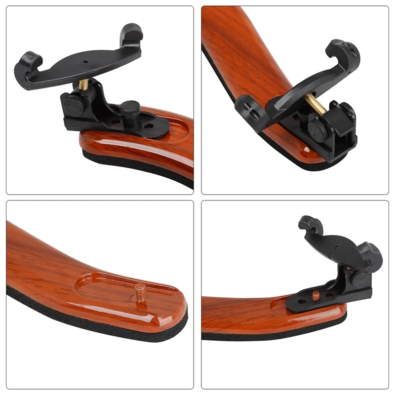 Violin Shoulder Rest Support Professional 1/4 1/2 Full Size Adjustable Maple Wood Violin Shoulder Rest Violin Parts Accessories
Violin Shoulder Rest Support Professional 1/4 1/2 Full Size Adjustable Maple Wood Violin Shoulder Rest Violin Parts Accessories