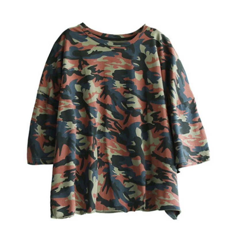 Masss Wasss British Fashion 2021 Summer Streetwear Women Camouflage Printed Tshirt Ladies O-Neck Loose Tee Female Oversized Tops
Masss Wasss British Fashion 2021 Summer Streetwear Women Camouflage Printed Tshirt Ladies O-Neck Loose Tee Female Oversized Tops