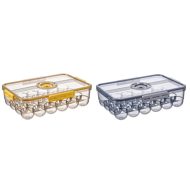 AD55 24 Grids Egg Storage Box Transparent Egg Container for Refrigerator Eggs Organizer Holder Food Storage Kitchen
AD55 24 Grids Egg Storage Box Transparent Egg Container for Refrigerator Eggs Organizer Holder Food Storage Kitchen