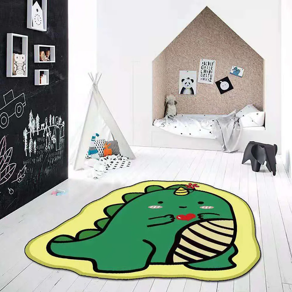 Cartoon Irregular Round Rug Bear Pink Pig Butt Dinosaur Carpet In Children Room Bedroom Hanging Basket Chair Non-slip Floor Mat
Cartoon Irregular Round Rug Bear Pink Pig Butt Dinosaur Carpet In Children Room Bedroom Hanging Basket Chair Non-slip Floor Mat