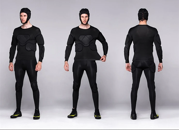 2021 Men's Padded Soccer Goalkeeper Jersey Football Rugby Shirts Sponge Goal Keeper Training Sportswear Protective Clothes Elbow
2021 Men's Padded Soccer Goalkeeper Jersey Football Rugby Shirts Sponge Goal Keeper Training Sportswear Protective Clothes Elbow