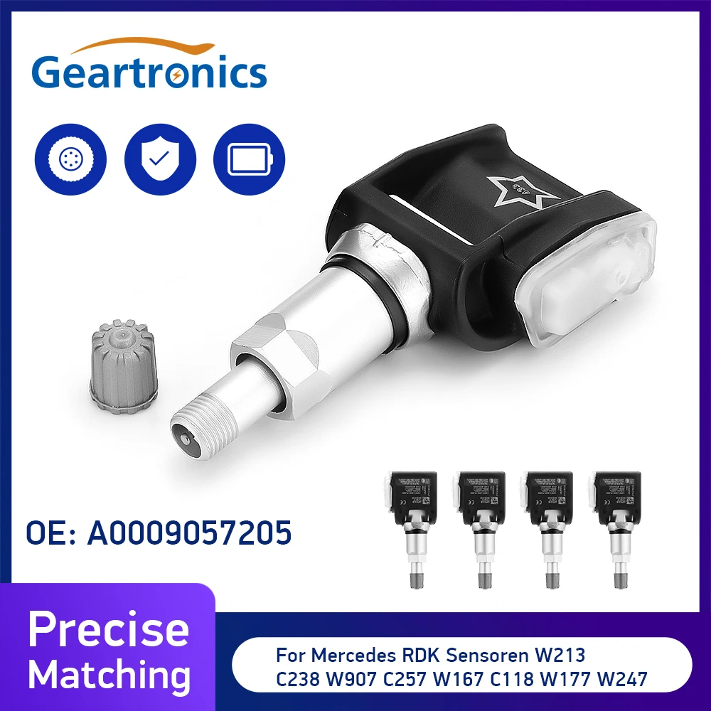 Автомобильный датчик давления в шинах A0009057205 TPMS для Mercedes RDK W213 C238 W907 C257 W167 C118 W177 W247
Автомобильный датчик давления в шинах A0009057205 TPMS для Mercedes RDK W213 C238 W907 C257 W167 C118 W177 W247