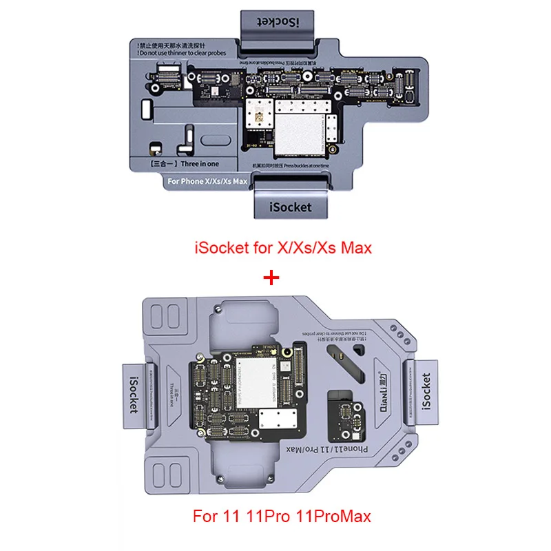 Qianli iSocket for Phone X XS XSMAX Logic Board Function Diagnostic Quick Tester Phone Repair Quality Motherboard Test Fixture
Qianli iSocket for Phone X XS XSMAX Logic Board Function Diagnostic Quick Tester Phone Repair Quality Motherboard Test Fixture