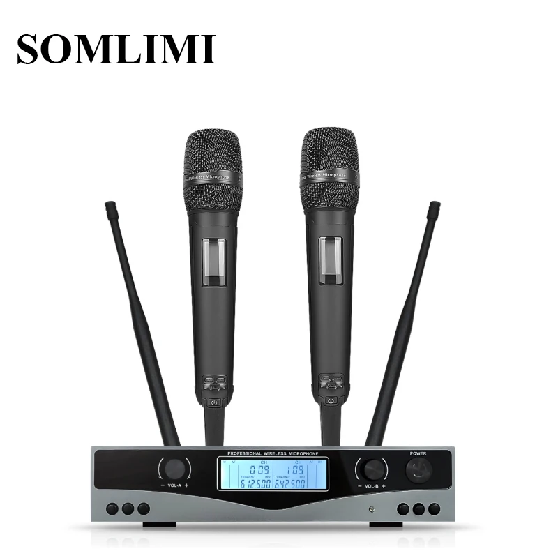 SKM9100 Stage Performance Home KTV High Quality UHF Professional Dual Wireless Microphone System Dynamic Long Distance
SKM9100 Stage Performance Home KTV High Quality UHF Professional Dual Wireless Microphone System Dynamic Long Distance