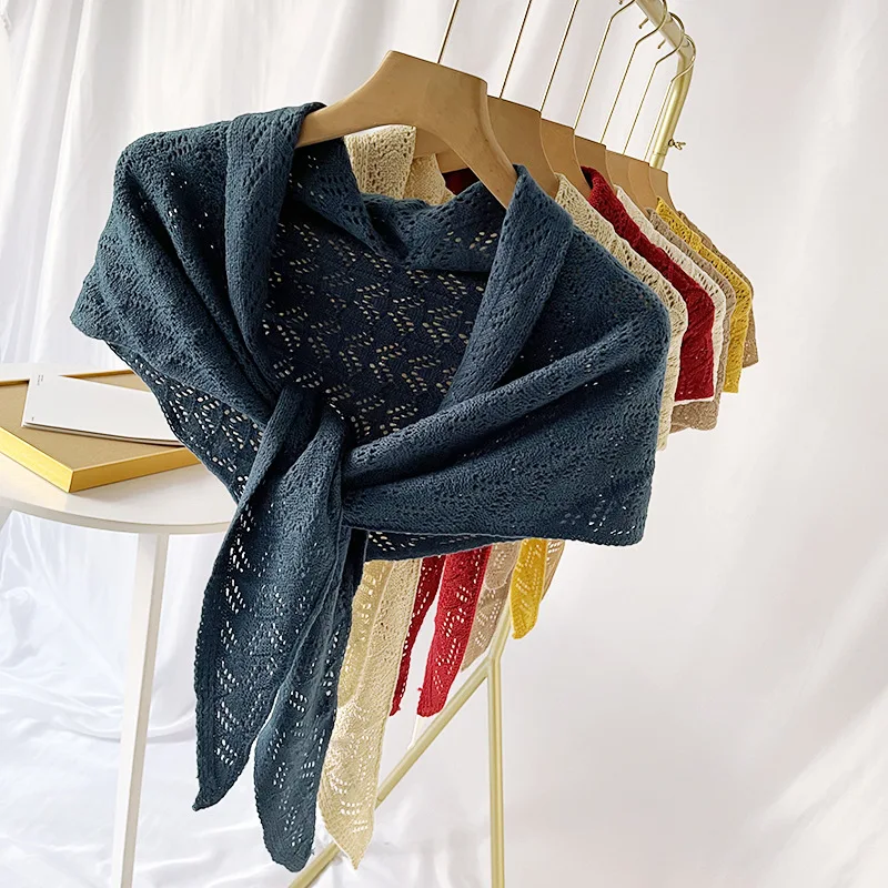 Women Solid Color Autumn Knitted Hollow Out Fake Collars for Women Shirt Blouse False Collar Shawl Wrap Detachable Collars
Women Solid Color Autumn Knitted Hollow Out Fake Collars for Women Shirt Blouse False Collar Shawl Wrap Detachable Collars