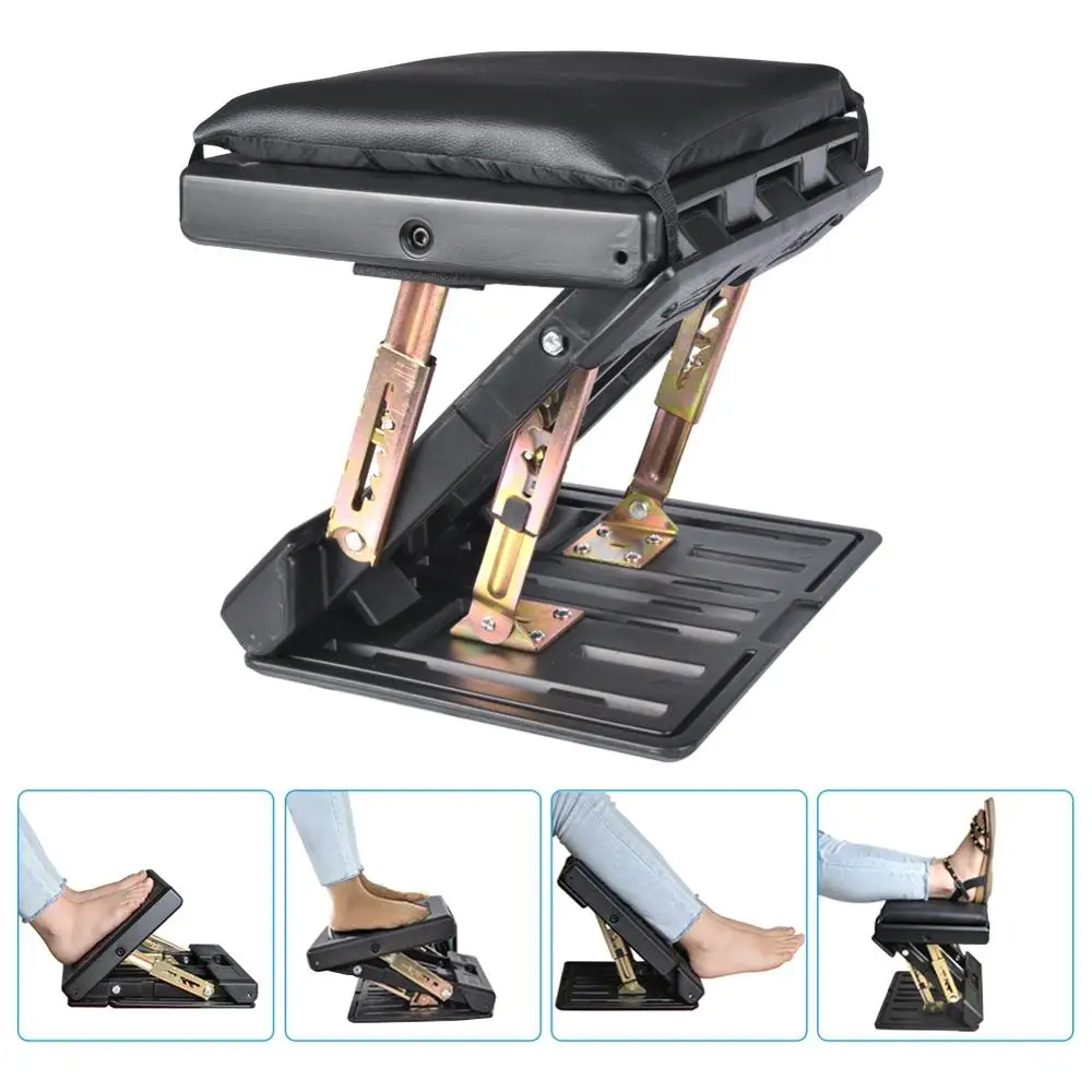 Adjustable Footrest With Removable Soft Foot Rest Pad Max-load 120lbs Stool For Car Under Desk Home Train 4-level Height Adjust
Adjustable Footrest With Removable Soft Foot Rest Pad Max-load 120lbs Stool For Car Under Desk Home Train 4-level Height Adjust