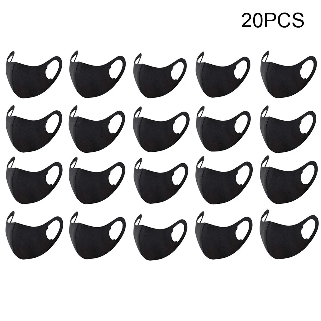 5/20/30pcs Washable elastic Earloop Face Breathing Mask Reusable Anti Dust Cotton Mouth Mask Fashion Black Mask For Adults
5/20/30pcs Washable elastic Earloop Face Breathing Mask Reusable Anti Dust Cotton Mouth Mask Fashion Black Mask For Adults