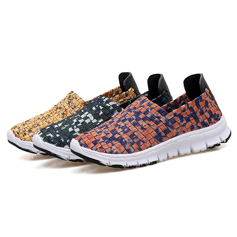 Size 32-44 Female Footwear Summer Woven Woman's Shoes Multi Colors Weave Shoes Soft Breathable Handmade Women Casual Shoes
Size 32-44 Female Footwear Summer Woven Woman's Shoes Multi Colors Weave Shoes Soft Breathable Handmade Women Casual Shoes
