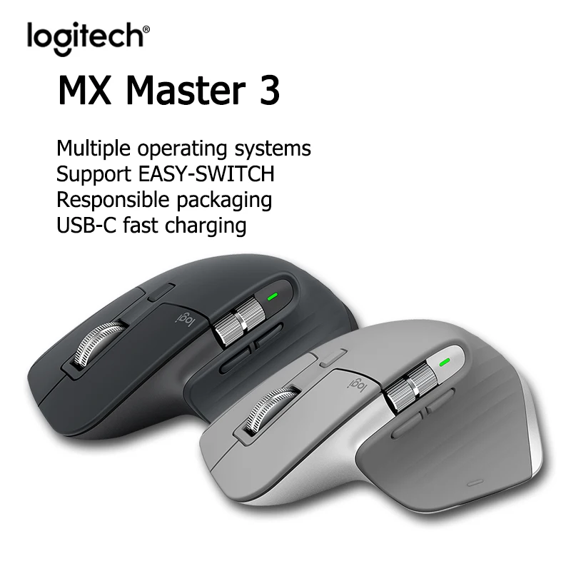 New Logitech MX Master 3 Wireless Mouse Wireless Bluetooth Gaming Mouse Office Mouse Anywhere 2S Suitable for desktop laptops
New Logitech MX Master 3 Wireless Mouse Wireless Bluetooth Gaming Mouse Office Mouse Anywhere 2S Suitable for desktop laptops