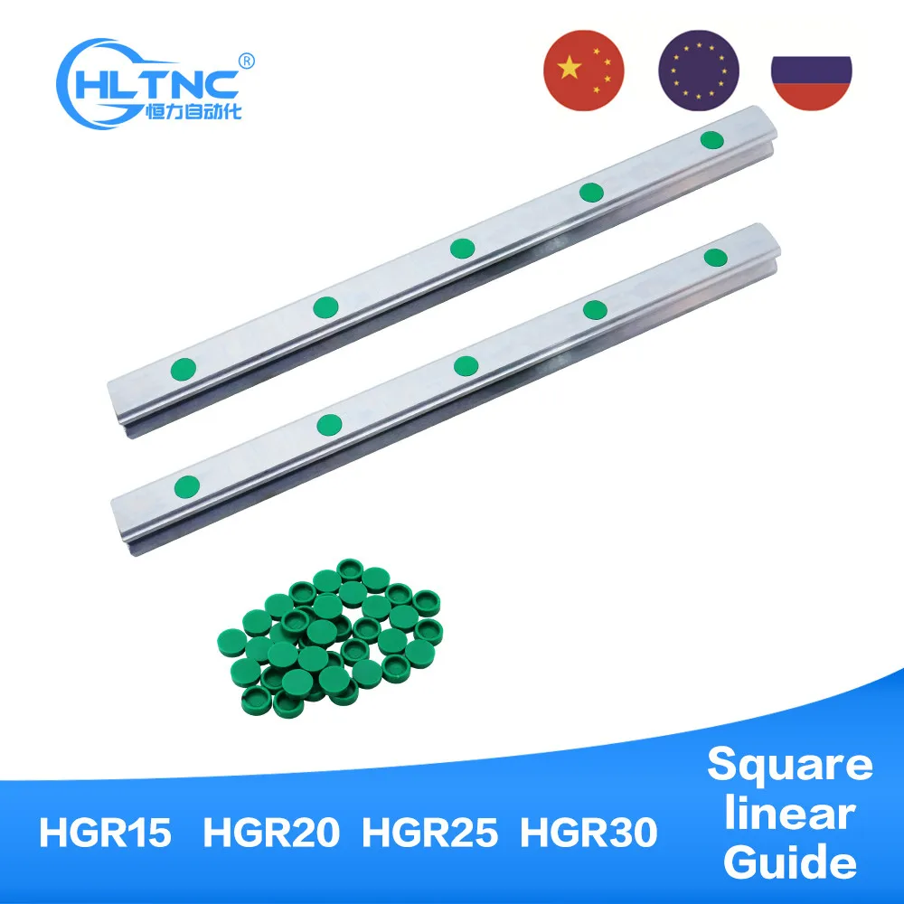 Линейная направляющая HGR15 HGR20 HGR25 HGR30 2 шт. 100 1150 мм|Линейные направляющие| |