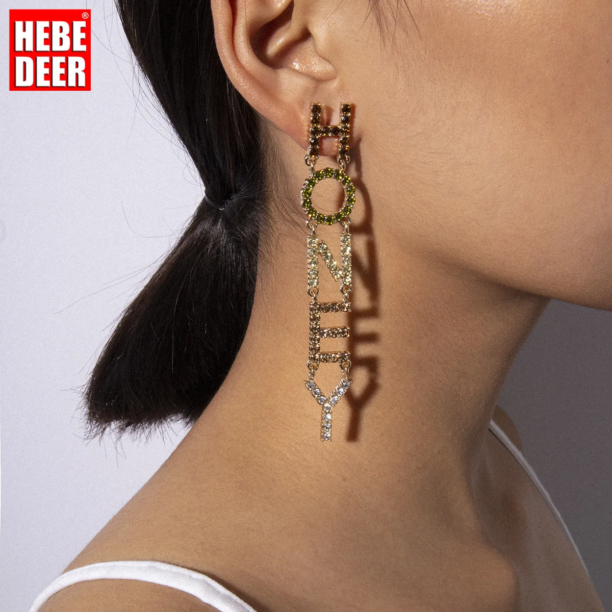 HebeDeer Earrings Women Piercing Geometric Creative Tassel Letter Temperament HONEY Star Pendant Earring Accessories Arete
HebeDeer Earrings Women Piercing Geometric Creative Tassel Letter Temperament HONEY Star Pendant Earring Accessories Arete