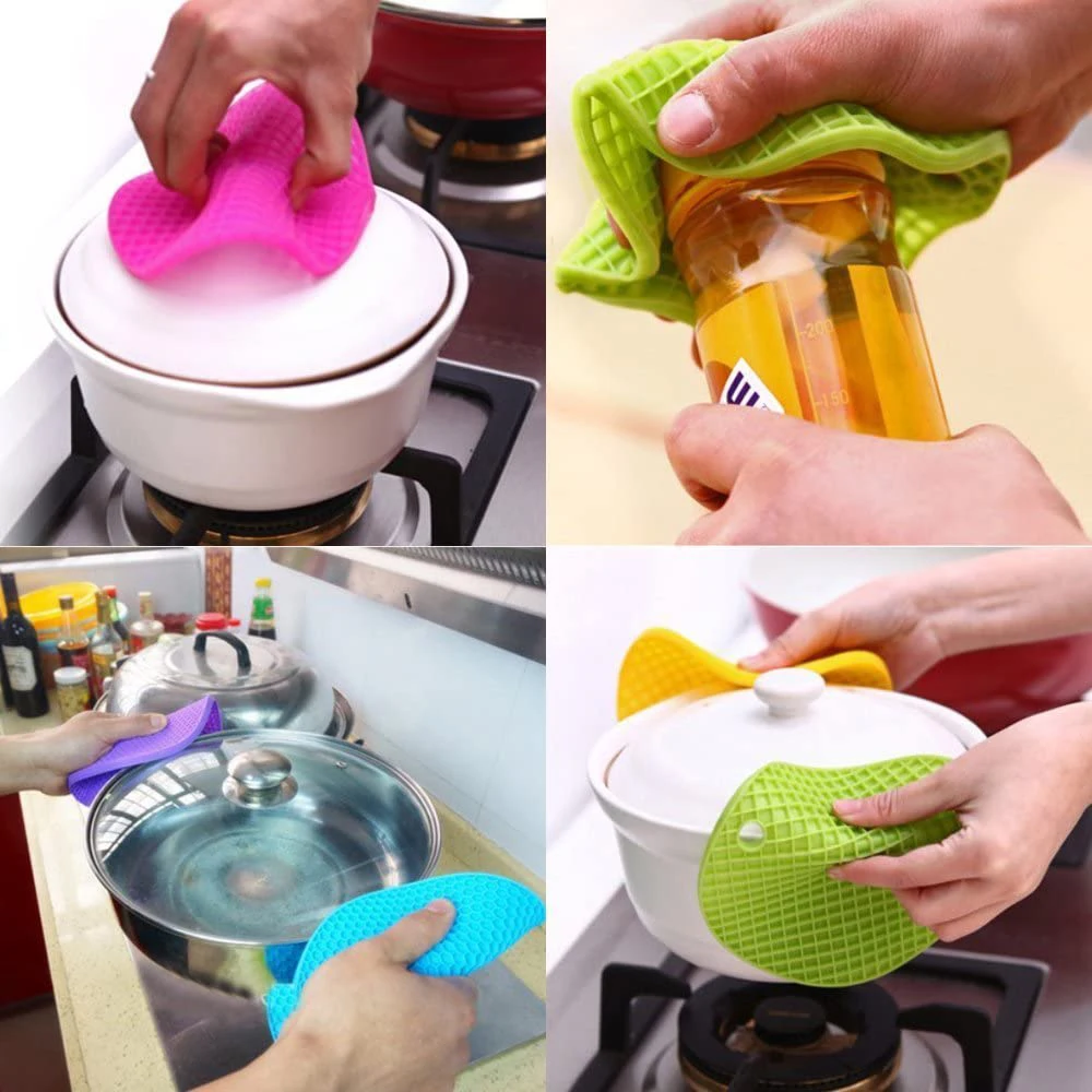 18/14cm Round Heat-Resistant Insulation Pad Silicone Mat Drink Coaster Non-Slip Pot Mat Kitchen Table Mat Pad
18/14cm Round Heat-Resistant Insulation Pad Silicone Mat Drink Coaster Non-Slip Pot Mat Kitchen Table Mat Pad