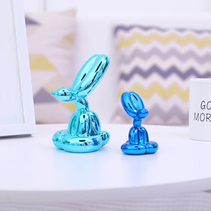 Cute Shiny Balloon Rabbit Abstract Crafts Resin Statue Home Decor Art Sculpture Home Decoration Accessories
Cute Shiny Balloon Rabbit Abstract Crafts Resin Statue Home Decor Art Sculpture Home Decoration Accessories