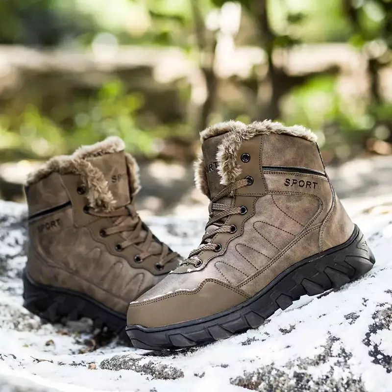 Nice Pop Autumn Winter Men Boots Waterproof Non-Slip Shoes High Top Super Warm Plush Snow Boots Outdoor Male Footwear Work Shoes
Nice Pop Autumn Winter Men Boots Waterproof Non-Slip Shoes High Top Super Warm Plush Snow Boots Outdoor Male Footwear Work Shoes