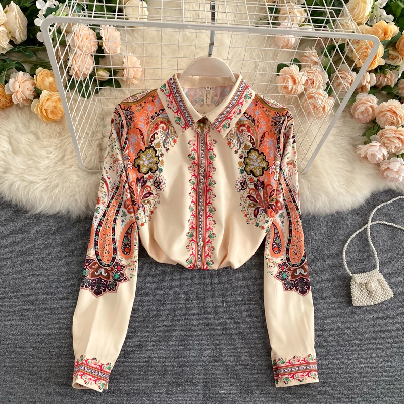 2021 Autumn Fashion Women Tops And Blouse Long Sleeve Vintage Printed Silk Shirts Elegant Office Ladies Polo Neck Clothesb 142
2021 Autumn Fashion Women Tops And Blouse Long Sleeve Vintage Printed Silk Shirts Elegant Office Ladies Polo Neck Clothesb 142