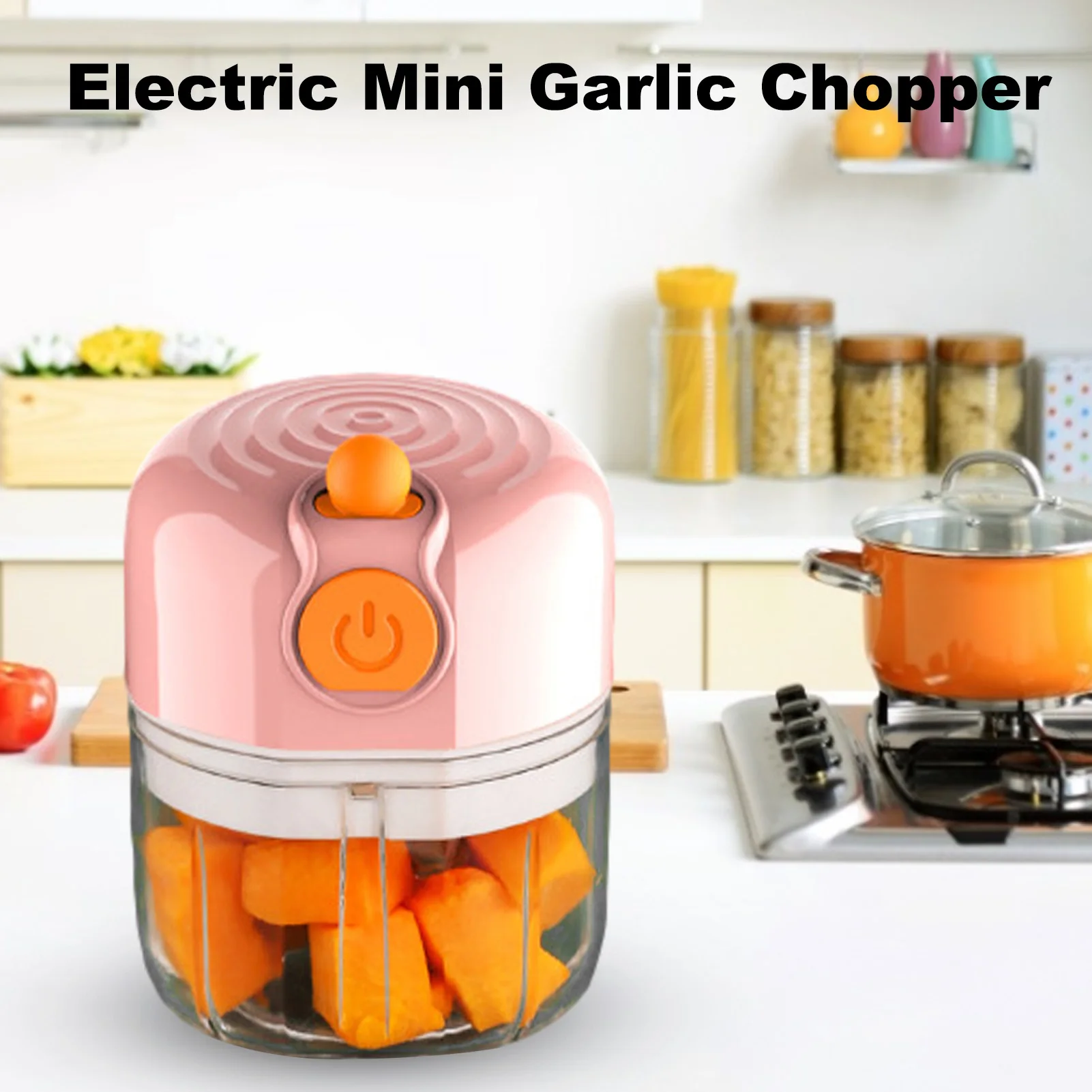 Electric Mini Garlic Chopper Food Chopper Portable Small Food Processor For Pepper Garlic Chili Vegetable Nuts Mincer/Grinder 
Electric Mini Garlic Chopper Food Chopper Portable Small Food Processor For Pepper Garlic Chili Vegetable Nuts Mincer/Grinder