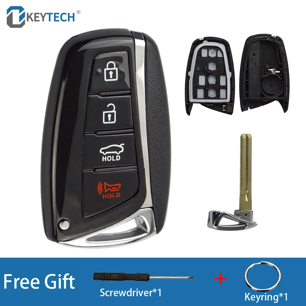 OkeyTech 4 Buttons Remote Car Key Shell for Hyundai Genesis 2013-2015 Santa Fe Equus Azera Replacement Key Case Shell Fob Cover
OkeyTech 4 Buttons Remote Car Key Shell for Hyundai Genesis 2013-2015 Santa Fe Equus Azera Replacement Key Case Shell Fob Cover