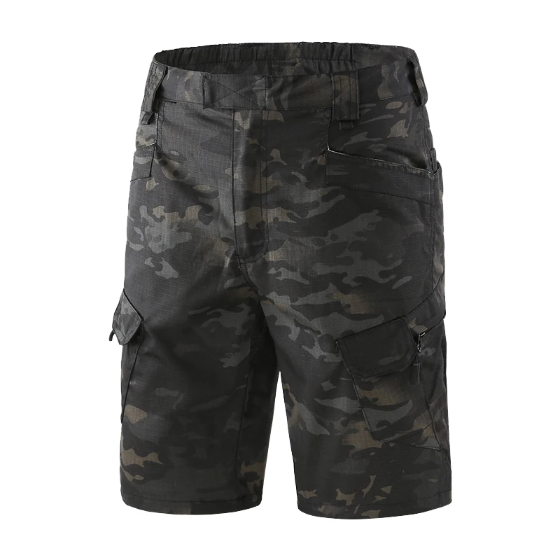 Наружные камуфляжные мужские летние походные шорты с несколькими карманами