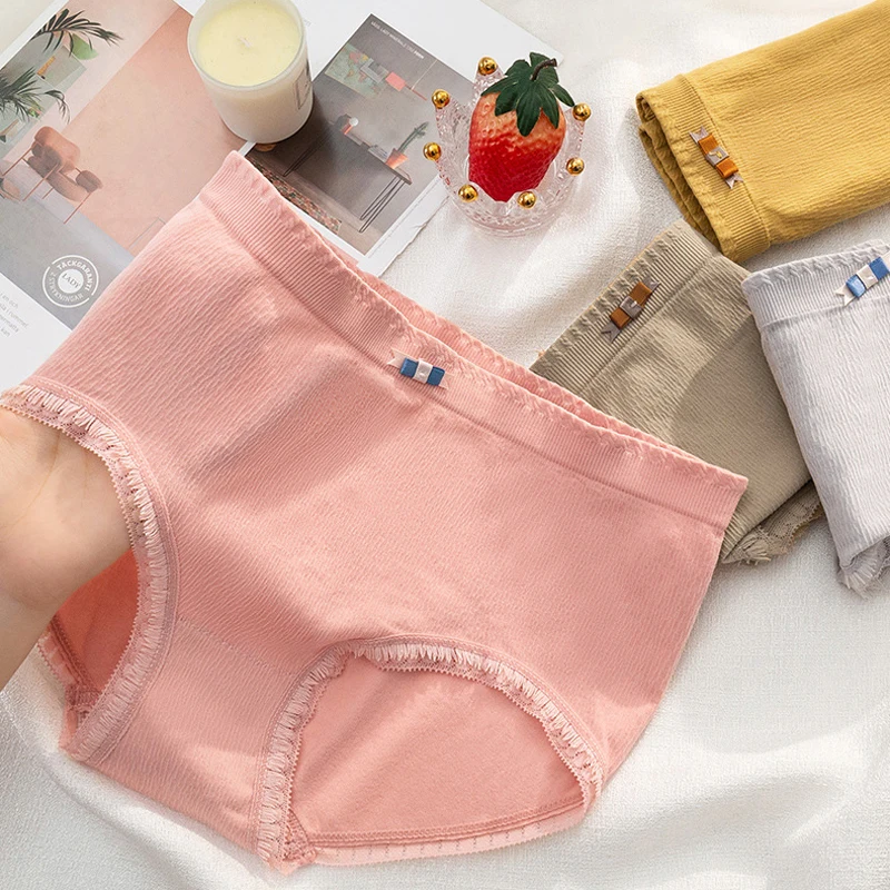 Трусики женские бесшовные со средней посадкой, зеленые/розовые/серые 
Трусики женские бесшовные со средней посадкой, зеленые/розовые/серые