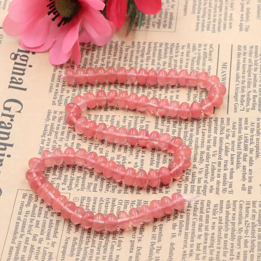 Abacus Watermelon Colors Crystal Loose Beads Stone Beads for Jewelry Making DIY Bracelet Necklace 5x8mm Spacers Strand 15" B159
Abacus Watermelon Colors Crystal Loose Beads Stone Beads for Jewelry Making DIY Bracelet Necklace 5x8mm Spacers Strand 15" B159