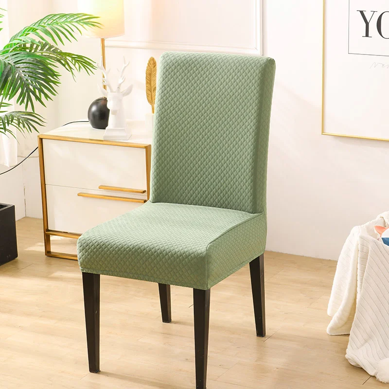 Solid Jauquard Dining Chair Cover Elastic Stretch Chair Slipcover Universal Non-slip Protector For Kitchen Room Dustproof Case
Solid Jauquard Dining Chair Cover Elastic Stretch Chair Slipcover Universal Non-slip Protector For Kitchen Room Dustproof Case