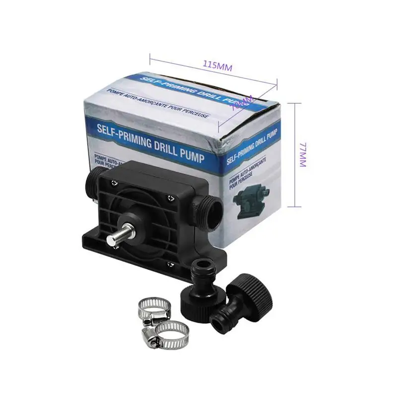 Self Priming Drill Pump Fluid Transfer Anti Corrosion Home Electric Driving Mini High Efficiency Stable Wear Resistant Hand Tool 
Self Priming Drill Pump Fluid Transfer Anti Corrosion Home Electric Driving Mini High Efficiency Stable Wear Resistant Hand Tool