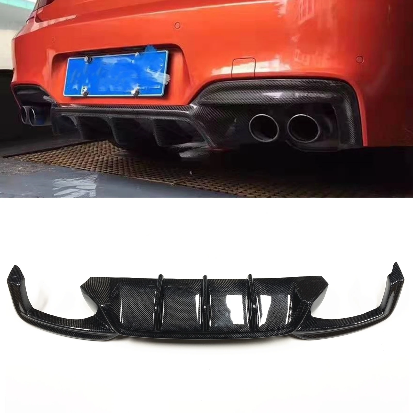 Rear Bumper Diffuser Lip For BMW F06 F12 F13 M Sport M6 2012-2016 P Style Real Carbon Fiber Boot Exhaust Spoiler Plate Splitter
Rear Bumper Diffuser Lip For BMW F06 F12 F13 M Sport M6 2012-2016 P Style Real Carbon Fiber Boot Exhaust Spoiler Plate Splitter