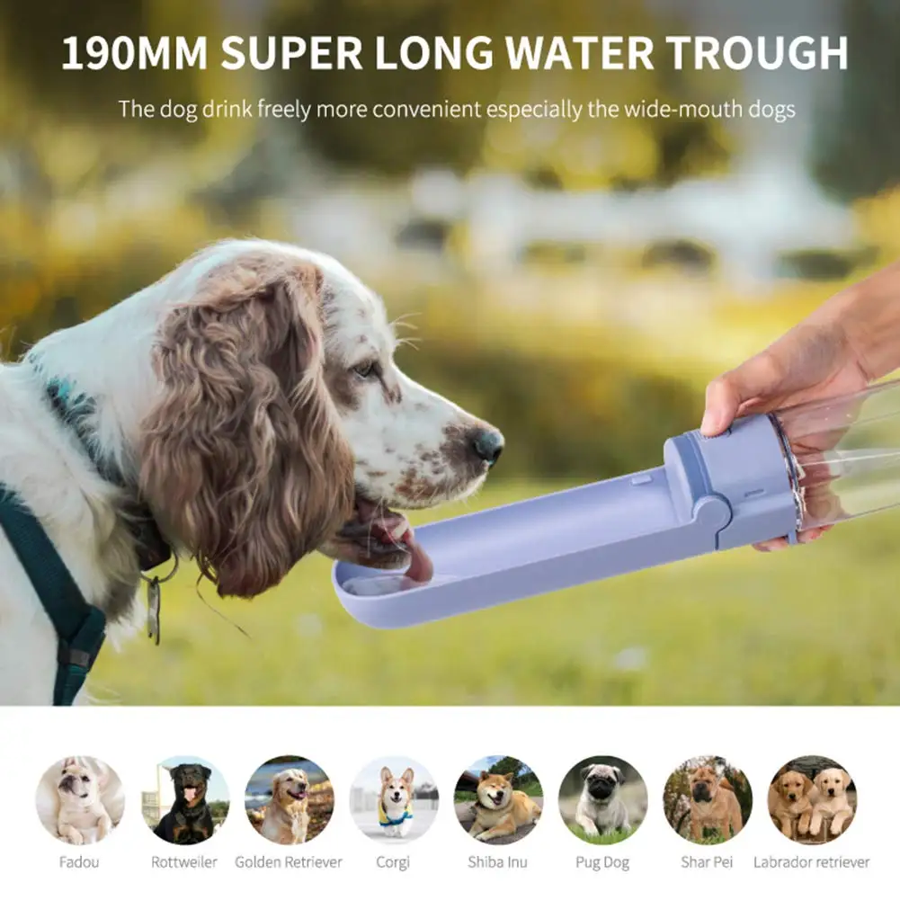 Foldable Dog Water Bottle Portable Automatic Pet Water Dispenser For Small Medium Dogs Outdoor Travel Pets Drinking Supplies
Foldable Dog Water Bottle Portable Automatic Pet Water Dispenser For Small Medium Dogs Outdoor Travel Pets Drinking Supplies