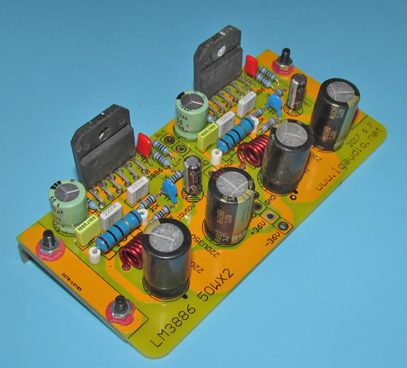 LM3886 power amplifier board dual channel 65W*2 power amplifier board