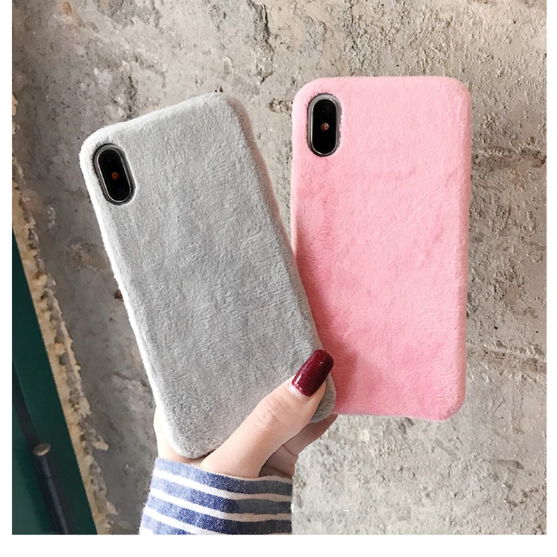 Soft TPU Villus Phone Cases for iPhone 11 Pro Max Plush Fur Funda for iPhone 11 X XR XS Max 7 8 Plus Cover Keep Warm Back Case
Soft TPU Villus Phone Cases for iPhone 11 Pro Max Plush Fur Funda for iPhone 11 X XR XS Max 7 8 Plus Cover Keep Warm Back Case