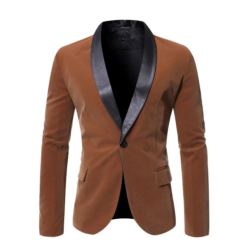 Tuxedo Men's Autumn And Winter Suit Slim Fit Male Casual Velvet Red Color Boy Wedding Groom Jacket Single Breasted Stage Blazers
Tuxedo Men's Autumn And Winter Suit Slim Fit Male Casual Velvet Red Color Boy Wedding Groom Jacket Single Breasted Stage Blazers