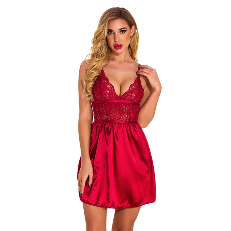 Sexy Backless Nightgown Women V-Neck Nightdress Women Sleepwear Solid Color Sleevless Strap Dress Comfortable Lingerie Nightwear
Sexy Backless Nightgown Women V-Neck Nightdress Women Sleepwear Solid Color Sleevless Strap Dress Comfortable Lingerie Nightwear