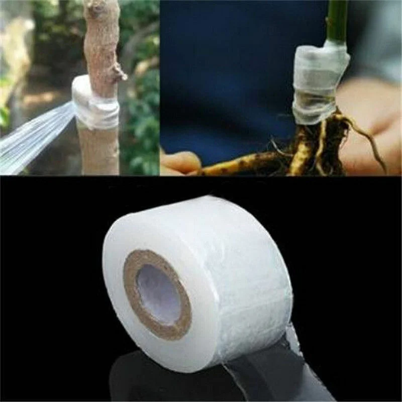 200M*2.5cm Nursery Grafting Tape Roll Stretchable Self-adhesive Degradable White 
200M*2.5cm Nursery Grafting Tape Roll Stretchable Self-adhesive Degradable White