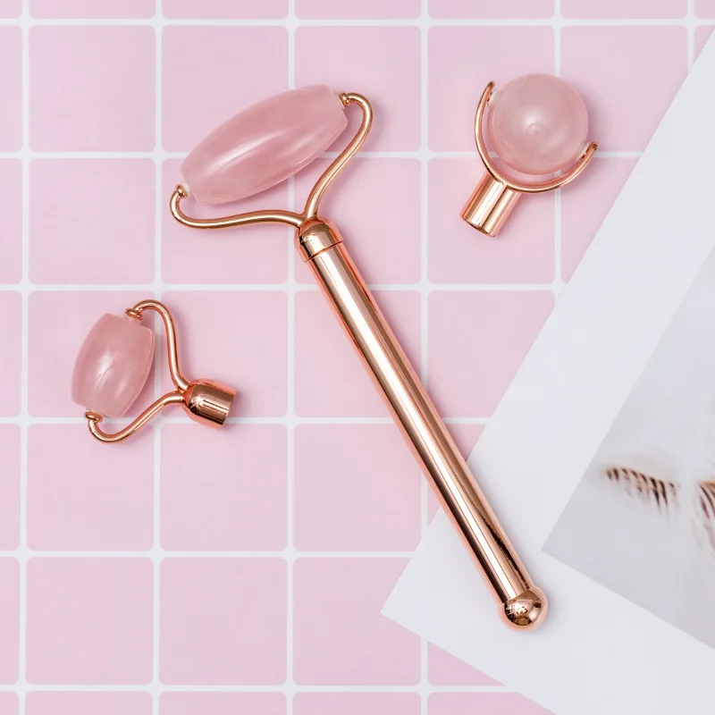 3types 24k Energy Beauty Bar Golden Pulse Vibrating Facial Roller Massager Face Lifting Skin Care Tool with Gemstone Roller Ball
3types 24k Energy Beauty Bar Golden Pulse Vibrating Facial Roller Massager Face Lifting Skin Care Tool with Gemstone Roller Ball