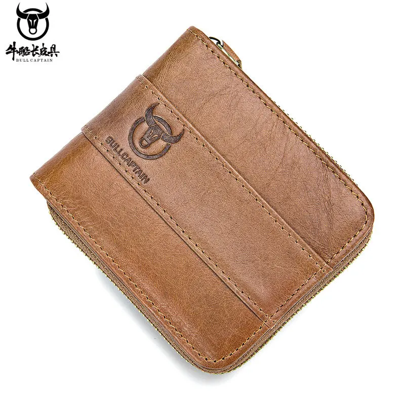 New Genuine Leather Men Wallet Soft Cowhide Gentleman Money Card Holder RFID Non-scanning Male Zipper Slim Purses with Coin Bag 
New Genuine Leather Men Wallet Soft Cowhide Gentleman Money Card Holder RFID Non-scanning Male Zipper Slim Purses with Coin Bag