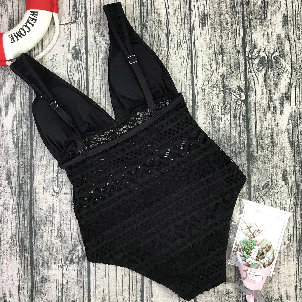 Women's One Piece Swimsuit Sexy V-neck Hollow Mesh Swimsuit Ultra-thin Quick-drying Breathable Strap Adjustable Bikini
Women's One Piece Swimsuit Sexy V-neck Hollow Mesh Swimsuit Ultra-thin Quick-drying Breathable Strap Adjustable Bikini