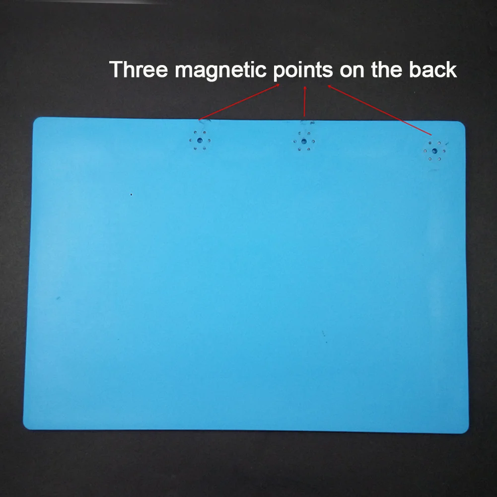 Blue High Temperature Resistant Soldering Pad Heat Insulation Tablet Repair Phone Maintenance Silicone Work Mat Desktop Magnetic
Blue High Temperature Resistant Soldering Pad Heat Insulation Tablet Repair Phone Maintenance Silicone Work Mat Desktop Magnetic