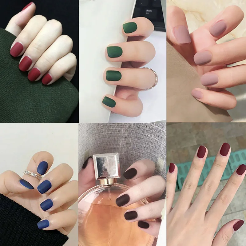 24Pcs Solid Color Matte Short Round&Square Head False Nail Press Full Cover Nail Art Artificial Fingernails Fake Manicure Tools
24Pcs Solid Color Matte Short Round&Square Head False Nail Press Full Cover Nail Art Artificial Fingernails Fake Manicure Tools