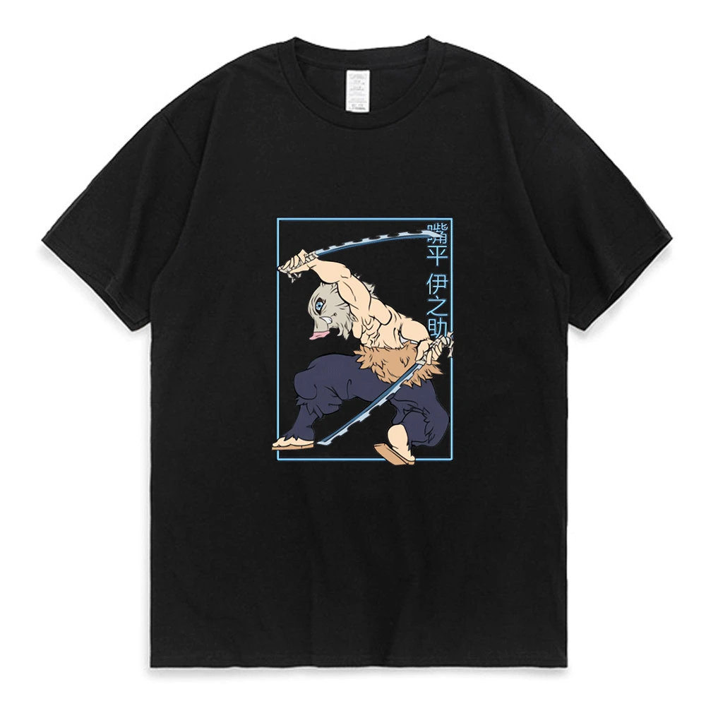 Anime Demon Slayer Inosuke Hashibira New Product Spot Summer Cotton Short Sleeve Tee Shirt Men Women Street Hip Hop T-shirt Tops
Anime Demon Slayer Inosuke Hashibira New Product Spot Summer Cotton Short Sleeve Tee Shirt Men Women Street Hip Hop T-shirt Tops