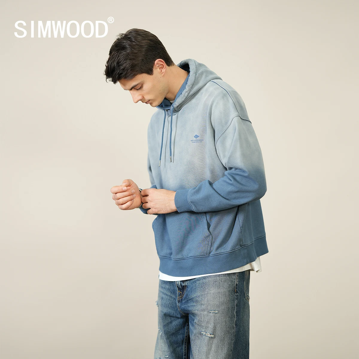 SIMWOOD 2022 ВЕСНА Новинка Ретро Dip Dye толстовки мужские оверсайз с открытыми плечами свободная уличная одежда толстовки в стиле хип-хоп спортивн...
SIMWOOD 2022 ВЕСНА Новинка Ретро Dip Dye толстовки мужские оверсайз с открытыми плечами свободная уличная одежда толстовки в стиле хип-хоп спортивн...